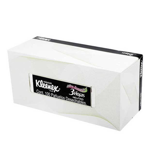 Caja De Pañuelos Kleenex Triple Hoja C 100 Pañuelos – PREVEN NEGOCIOS