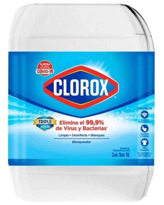 Cloro Concentrado Clorox De 10 L Elimina 99.9% Bacterias_0