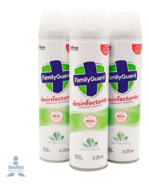 Desinfectante Antibacterial Family Guard Pack 3, 400ml C/u _0