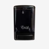 Jabonera Humo con Negro – Oval – DV018