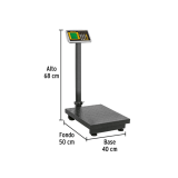 BASCULA DE PLATAFORMA PLEGABLE 200KG MOD. 28462  PETRUL