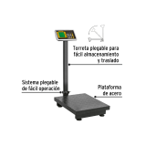 BASCULA DE PLATAFORMA PLEGABLE 200KG MOD. 28462  PETRUL