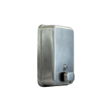 DISPENSADOR DE JABÓN RELLENABLE ACERO INOX 1L DV057 OVAL