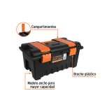 CAJA ORGANIZADORA PARA HERRAMIENTAS CON COMPARTIMENTOS MOD. 11145