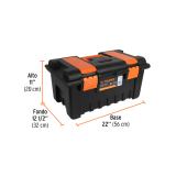 CAJA ORGANIZADORA PARA HERRAMIENTAS CON COMPARTIMENTOS MOD. 11145