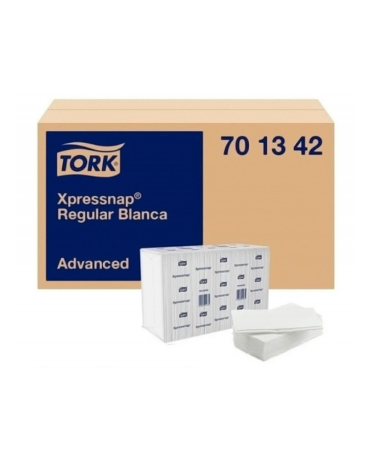 CAJA DE 12 PAQ. SERVILLETA XPRESSNAP GRANDE COLOR BLANCA, TORK 701342 C_500 PIEZAS (1)