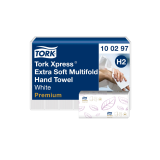 CAJA DE 2100 TOALLA INTERDOBLADA PREMIUM EXTRA SOFT HD 100297 TORK