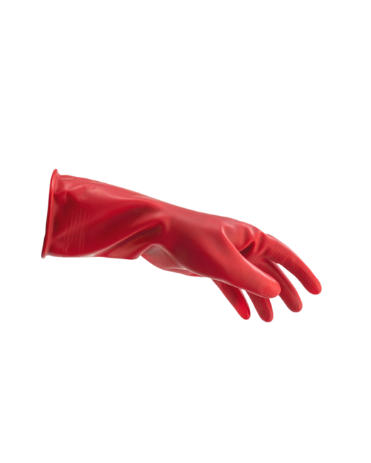 GUANTES PARA LIMPIEZA ROJOS CH #7