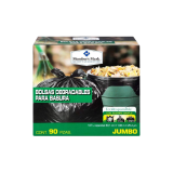 CAJA DE BOLSAS BOLSA PARA BASURA MEMBER’S MARK JUMBO DEGRADABLE 90 PZAS COLOR NEGRA